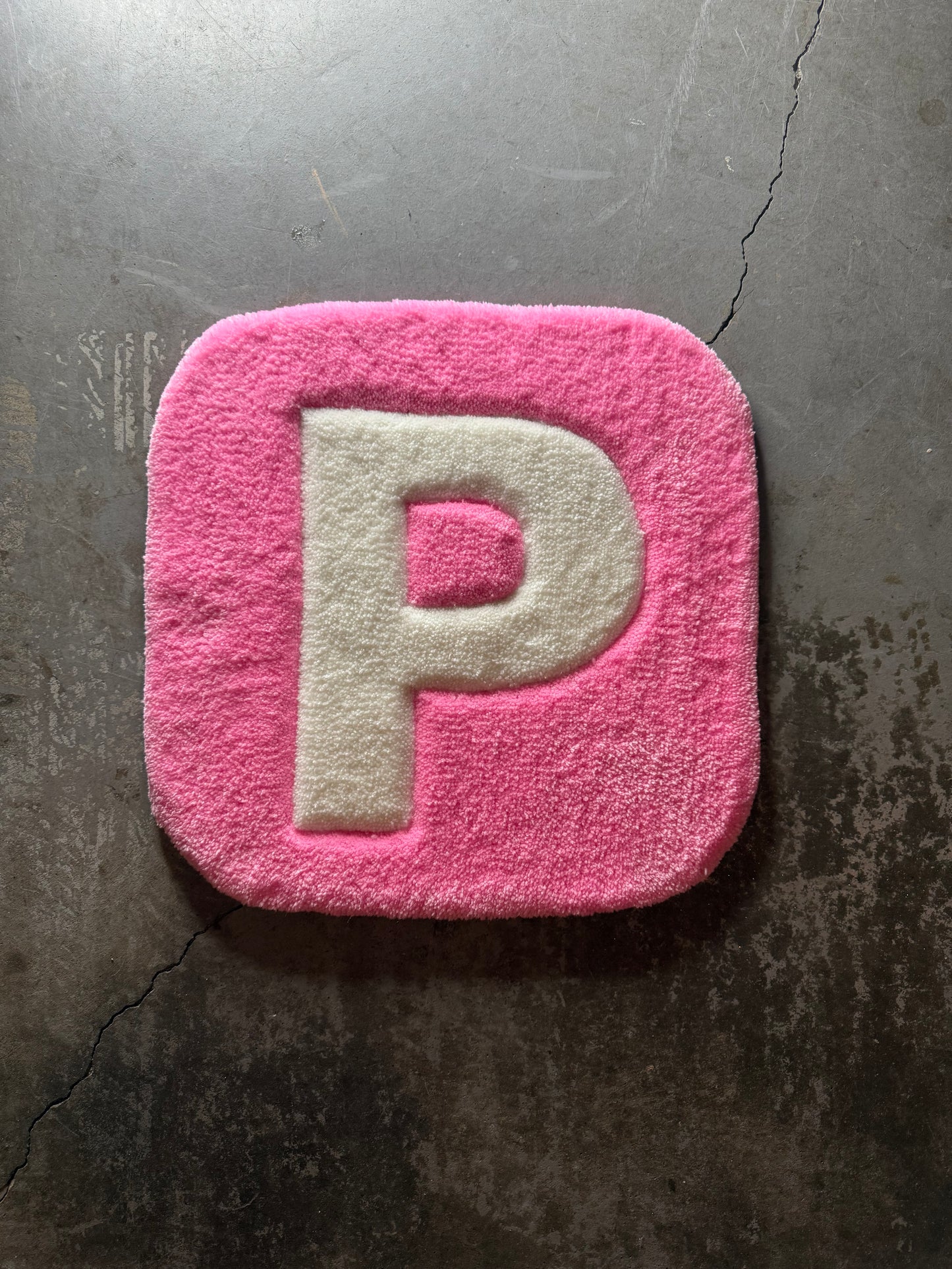 Pink P Rug