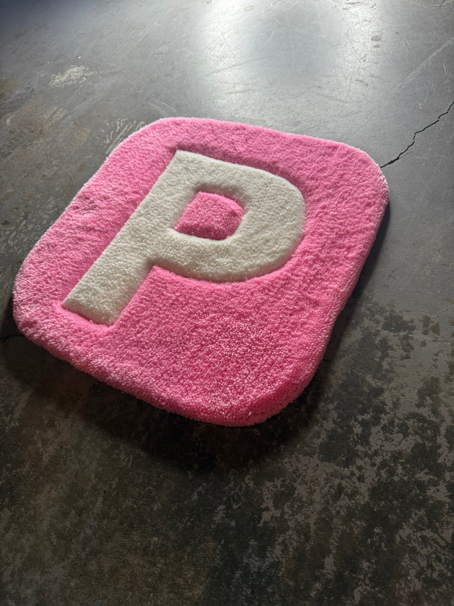 Pink P Rug